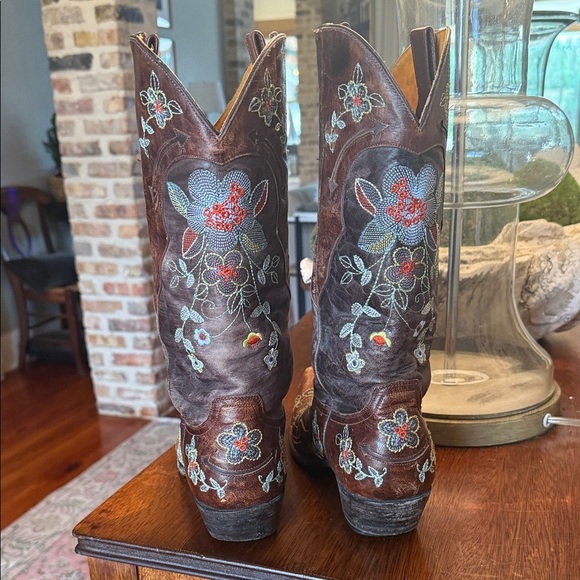 Old Gringo Bonnie boots in chocolate and brass size 9 - Picture 13 of 13